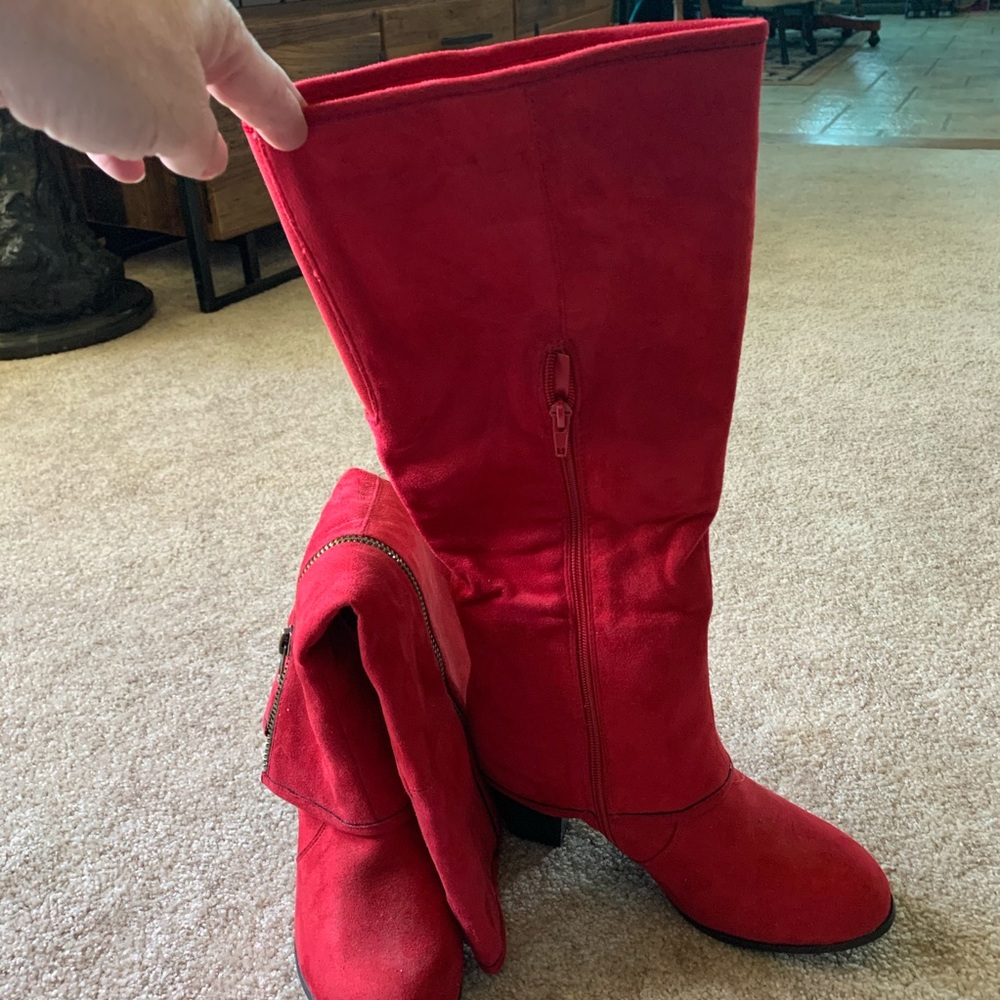 Red boots